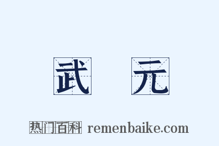武狀元是什么意思的图片